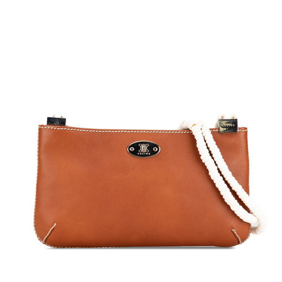 Pre-Loved Celine Calfskin Shell Strap Shoulder Bag - Picture 1 of 9